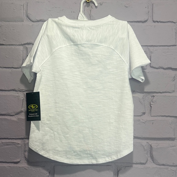 NEW Kids White and Blue Graphic Tee size 4/5 - Picture 3 of 5